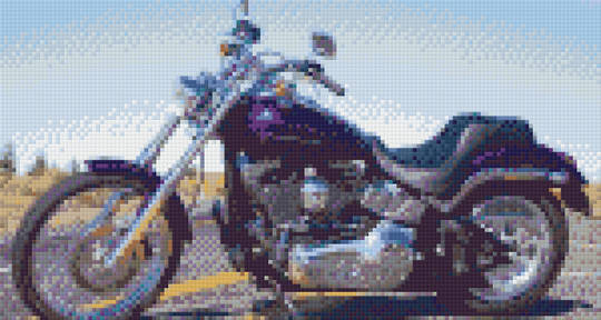 Harley Softail Six [6] Baseplate PixelHobby Mini-mosaic Art Kits